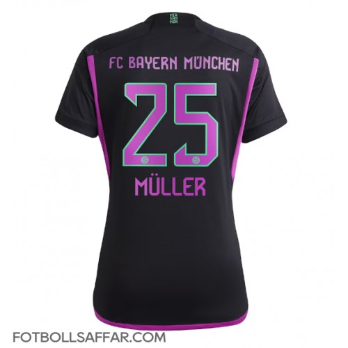 Bayern Munich Thomas Muller #25 Bortatröja Dam 2023-24 Kortärmad